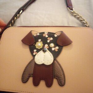 Kate Spade Floral Pup Mini Crossbody Bag
